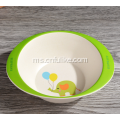 Kartun Haiwan Cute Bowl Binaural Plastik